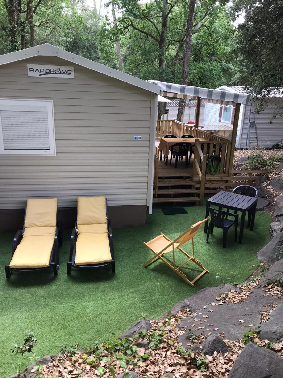 Mobil Home Tout Confort 3 Chambres Camping Les Pierres Couchees แซ็ง-เบรแว็ง-เล-แป็ง ภายนอก รูปภาพ