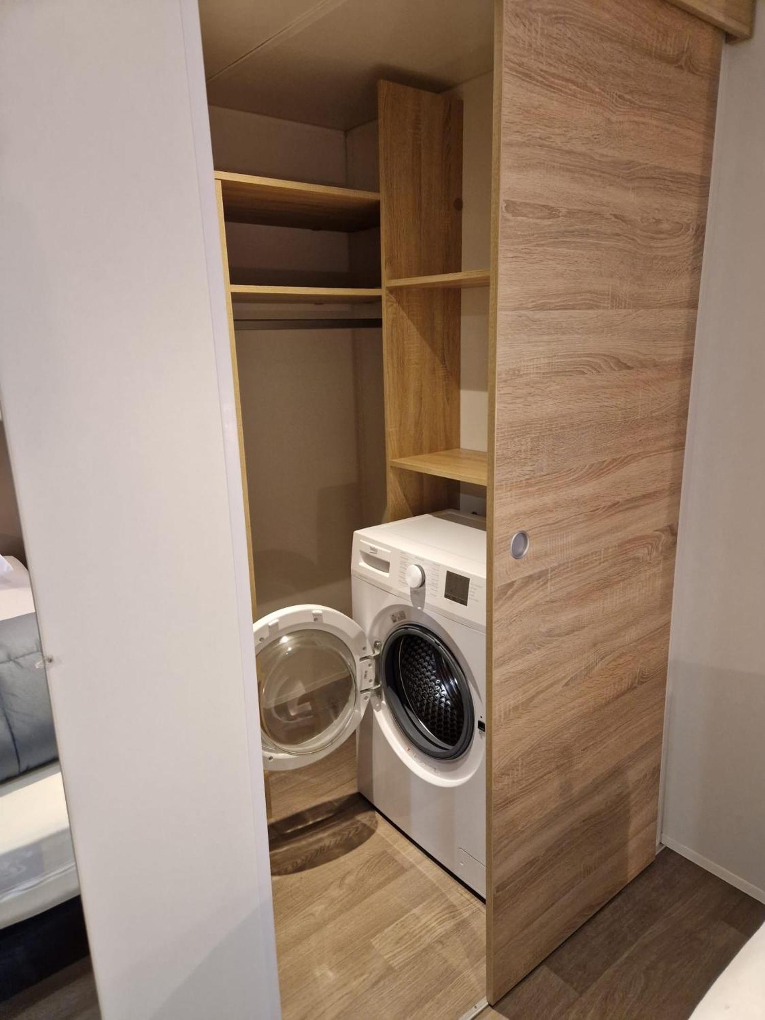 Mobil Home Tout Confort 3 Chambres Camping Les Pierres Couchees แซ็ง-เบรแว็ง-เล-แป็ง ภายนอก รูปภาพ